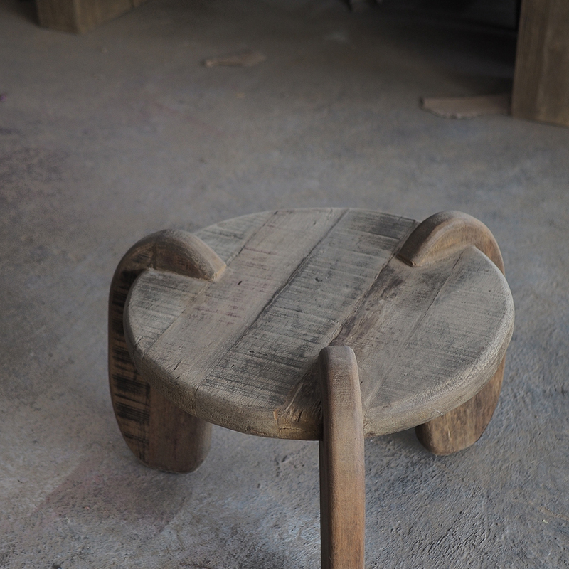 Recycled Wood Small Table